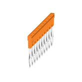 Weidmuller Comb bridge, plugged, orange, 10-pole, 24A